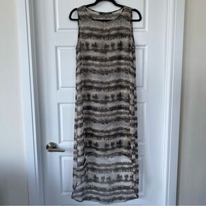 ZARA sheer cover up dress